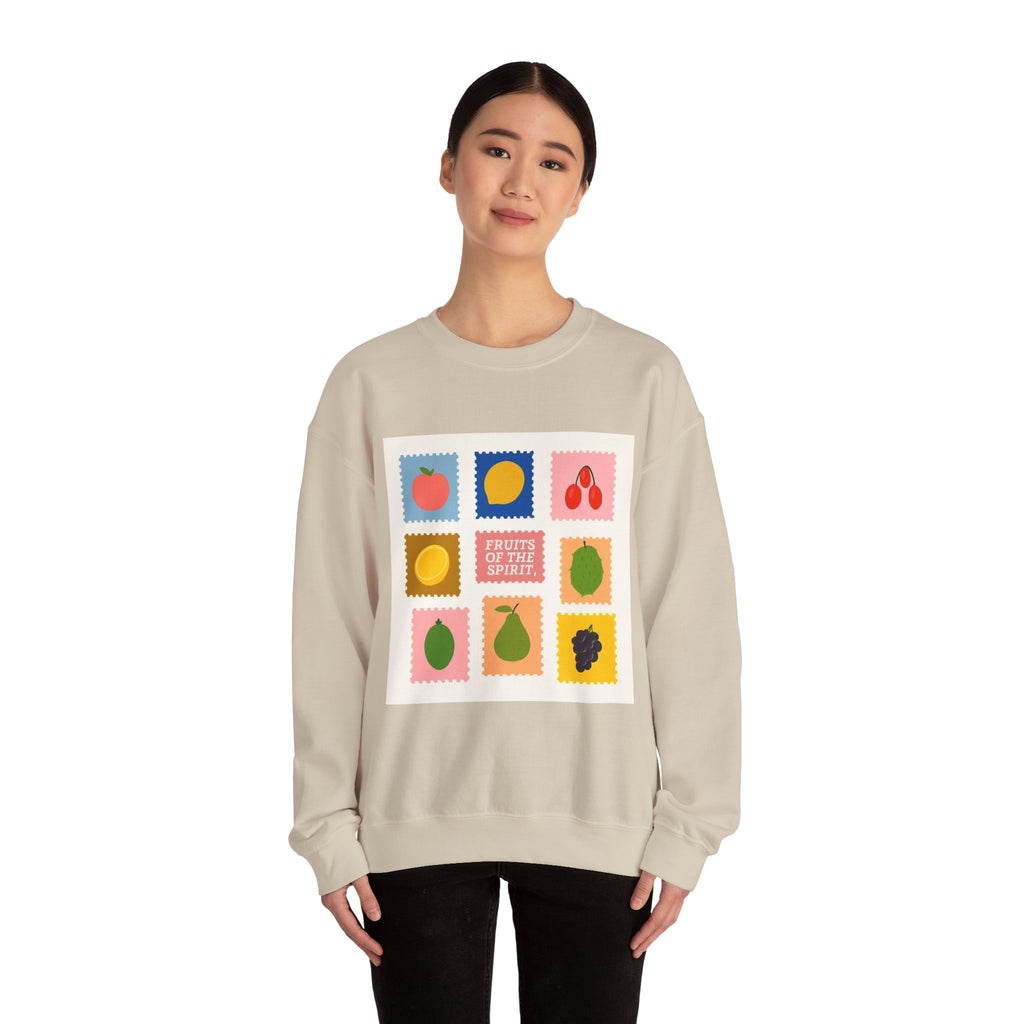 Fruit of the Spirit Crewneck Sweatshirt — Inspirational Faith Graphic