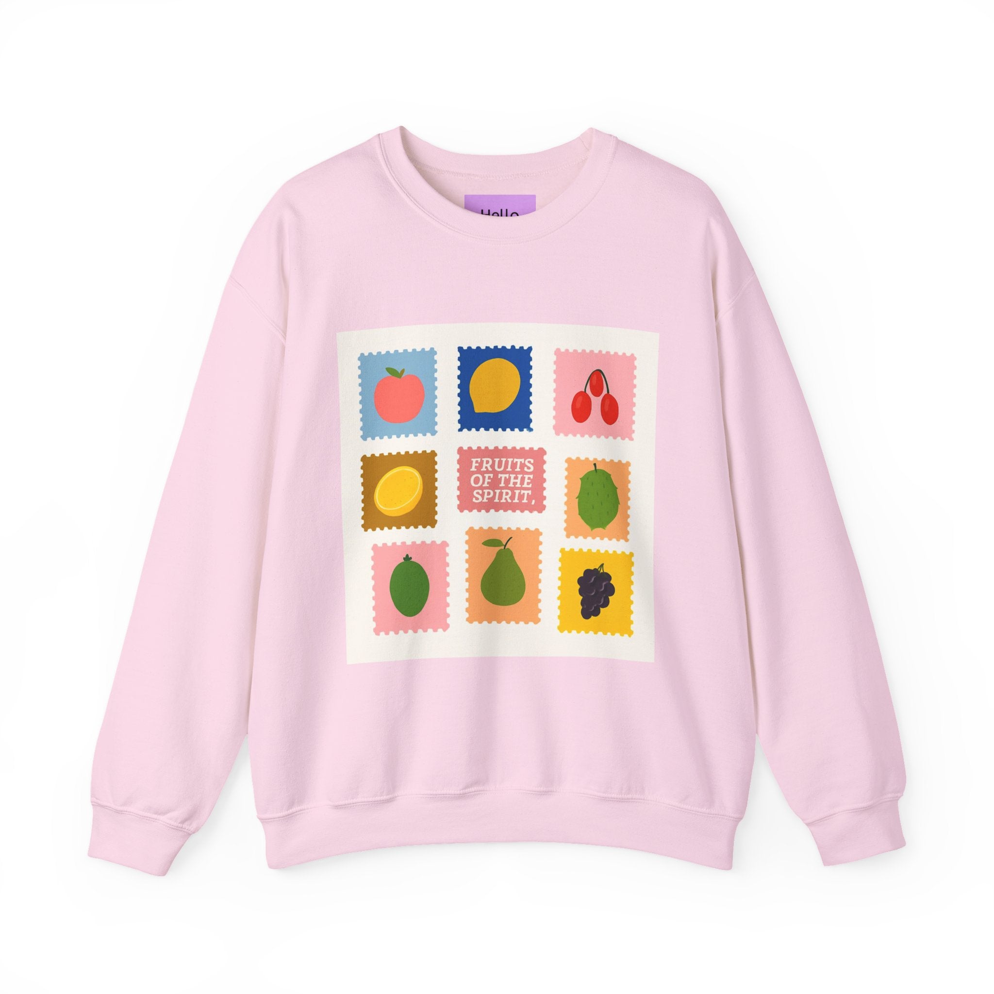 Fruit of the Spirit Crewneck Sweatshirt — Inspirational Faith Graphic