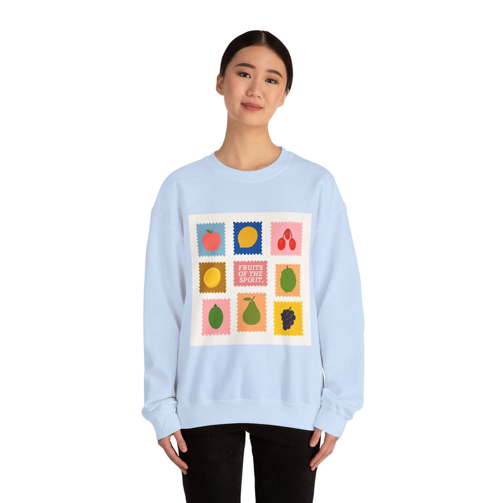 Fruit of the Spirit Crewneck Sweatshirt — Inspirational Faith Graphic
