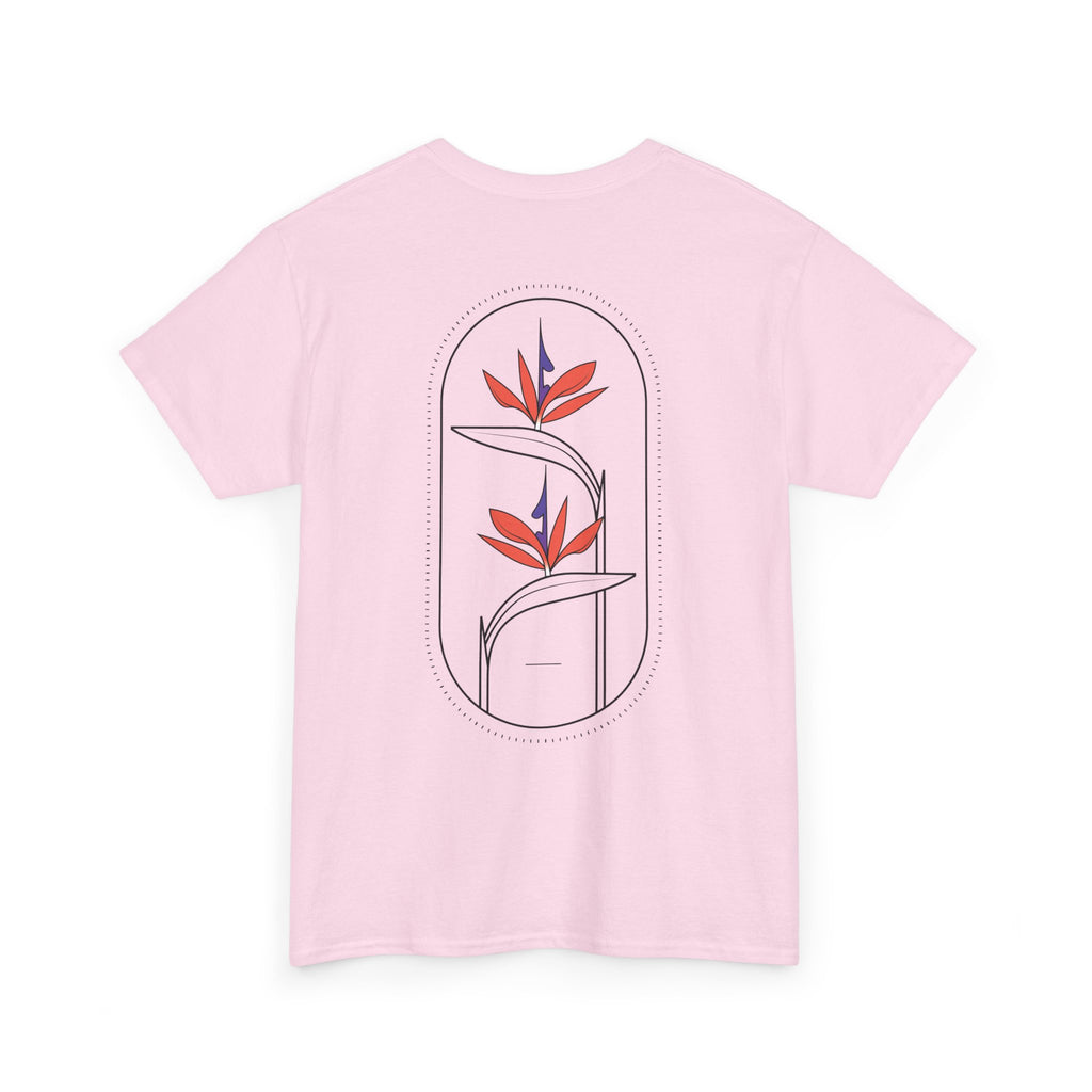 Heliconias Floral T-Shirt — Tropical Flower Graphic Tee