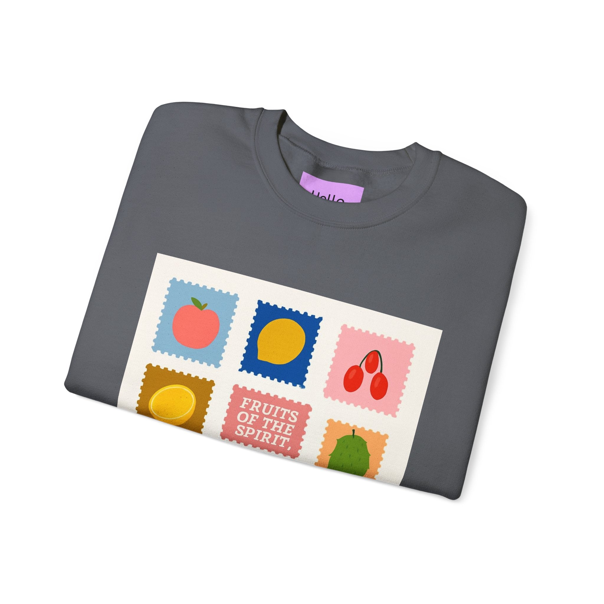 Fruit of the Spirit Crewneck Sweatshirt — Inspirational Faith Graphic