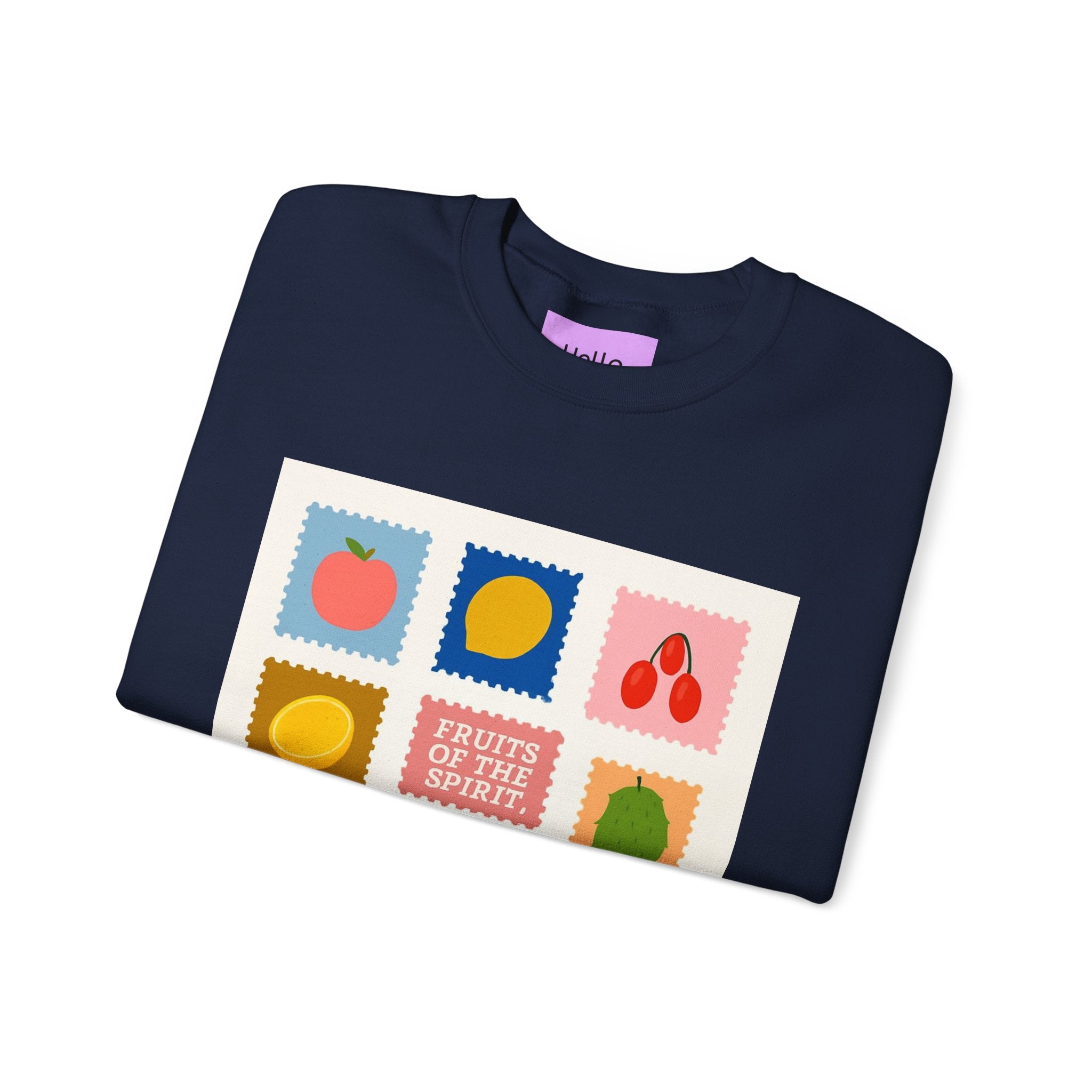 Fruit of the Spirit Crewneck Sweatshirt — Inspirational Faith Graphic