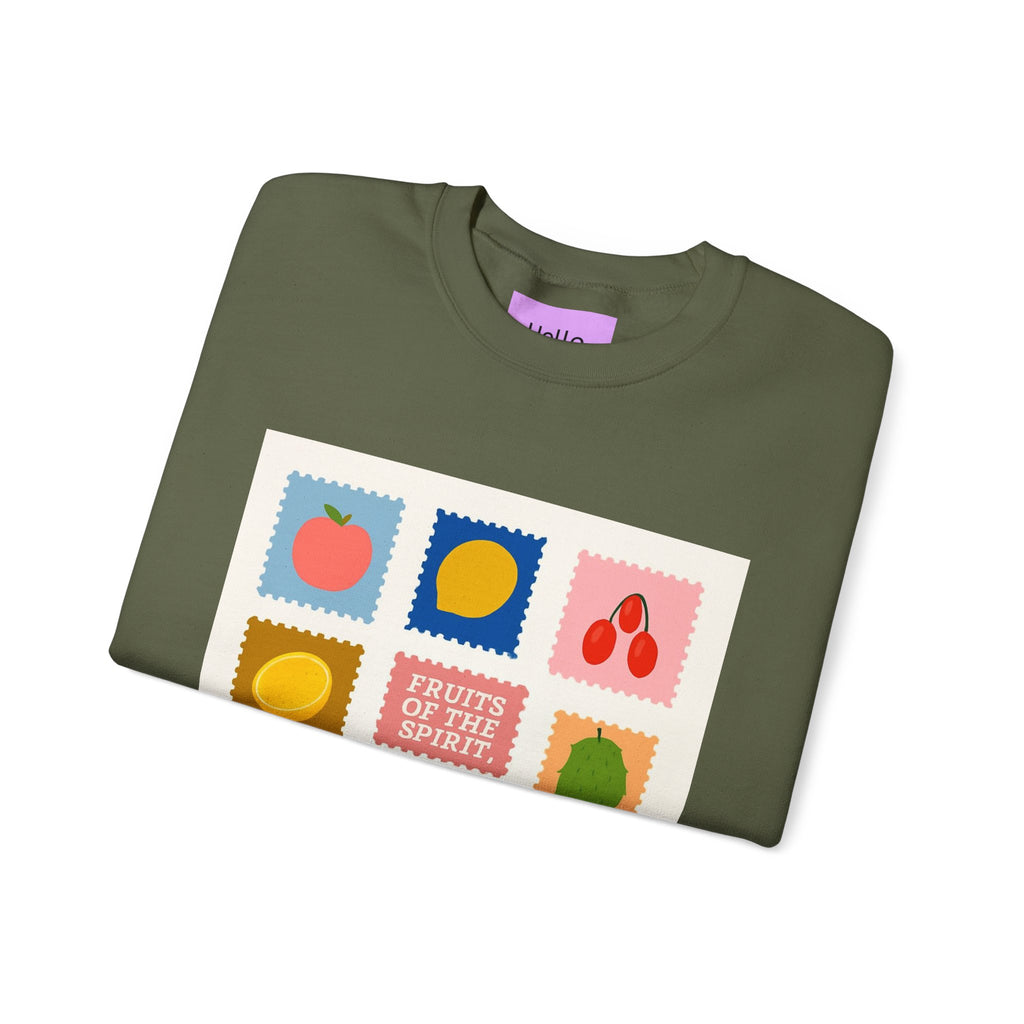 Fruit of the Spirit Crewneck Sweatshirt — Inspirational Faith Graphic