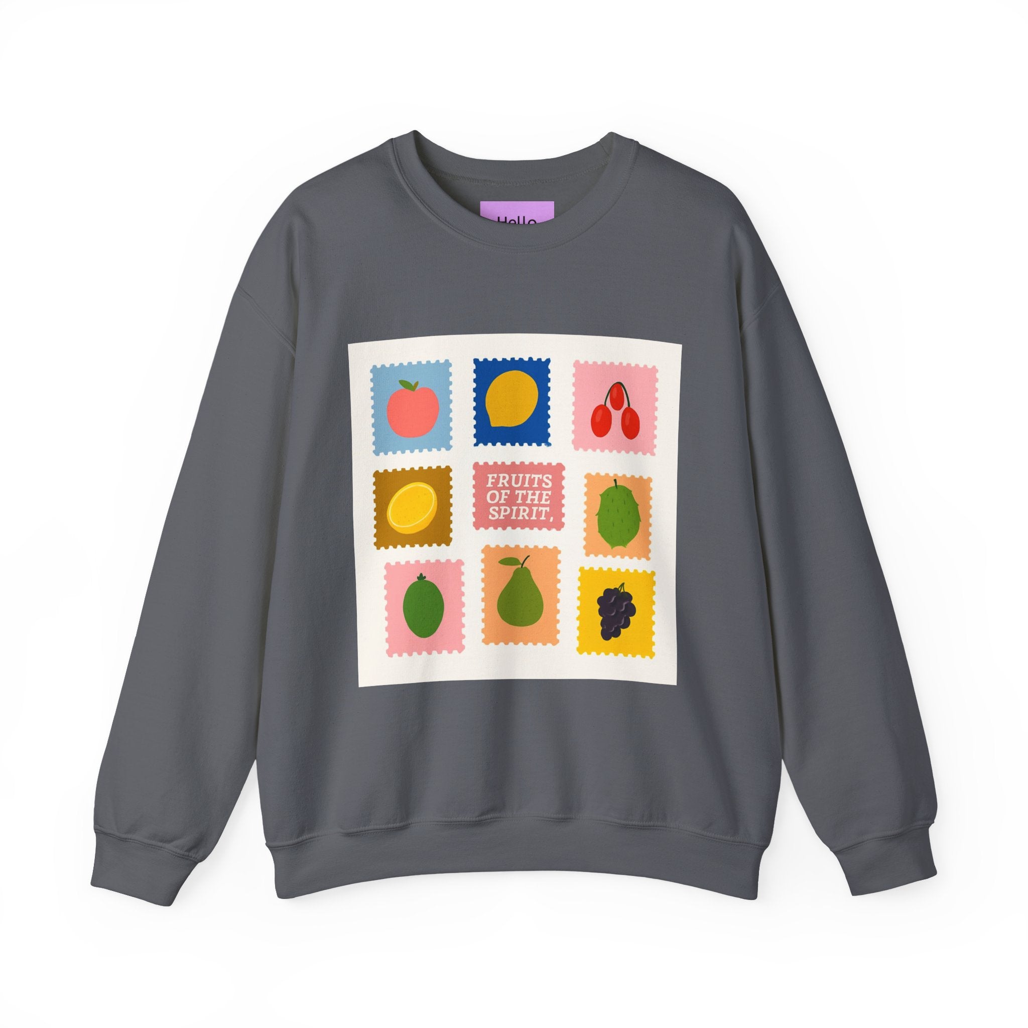 Fruit of the Spirit Crewneck Sweatshirt — Inspirational Faith Graphic