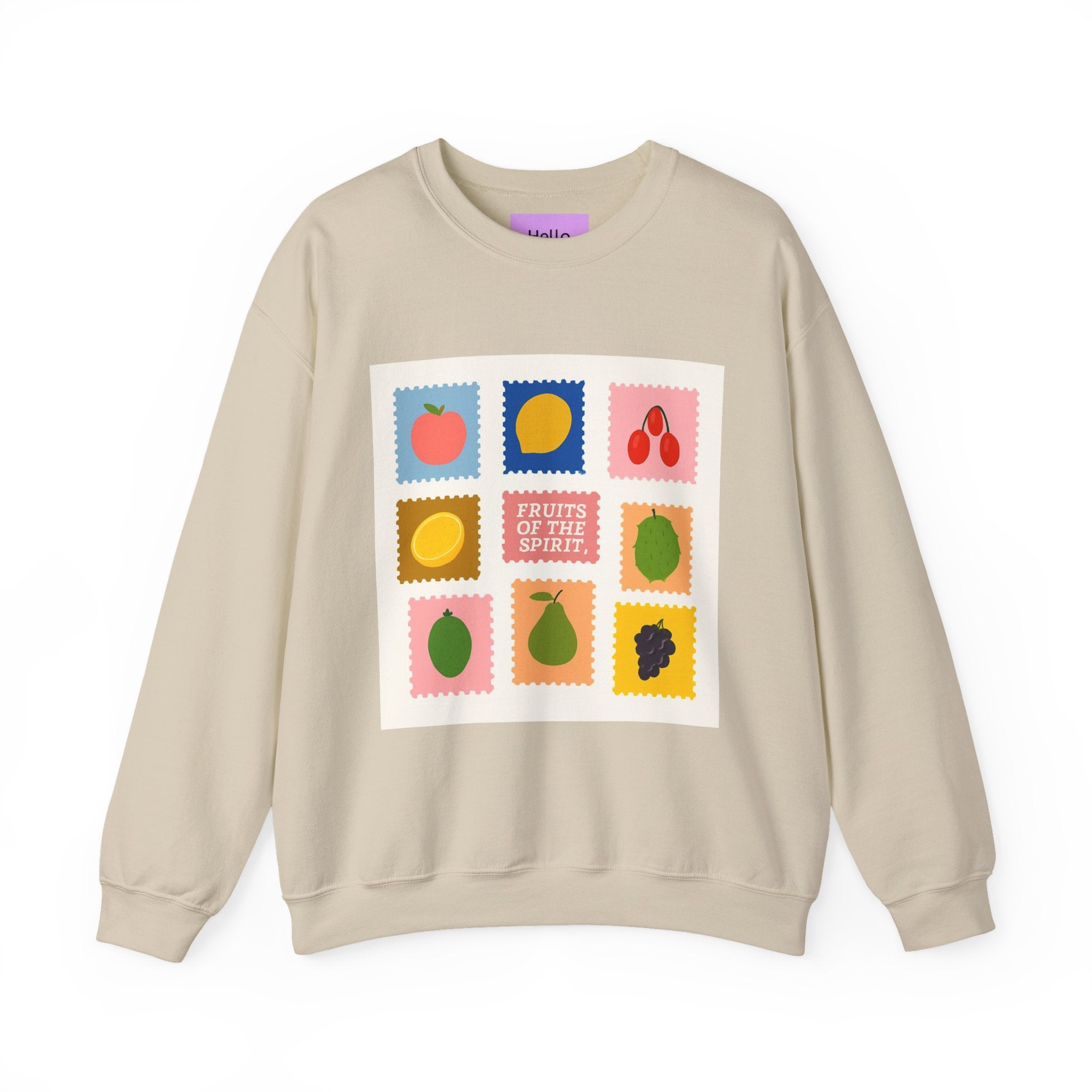 Fruit of the Spirit Crewneck Sweatshirt — Inspirational Faith Graphic