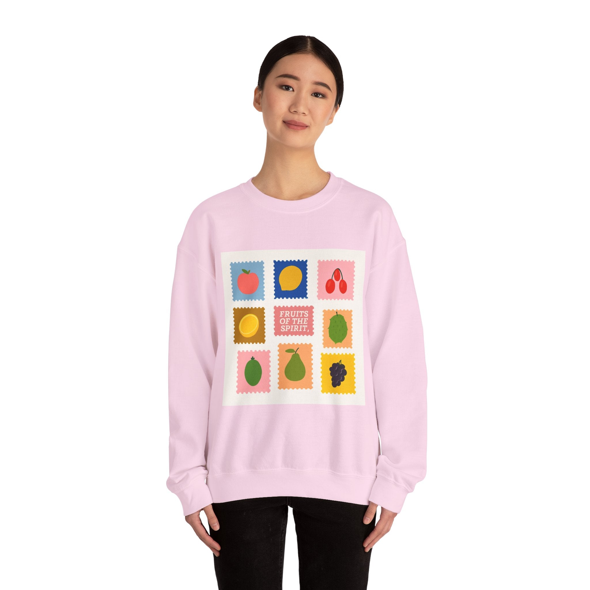 Fruit of the Spirit Crewneck Sweatshirt — Inspirational Faith Graphic