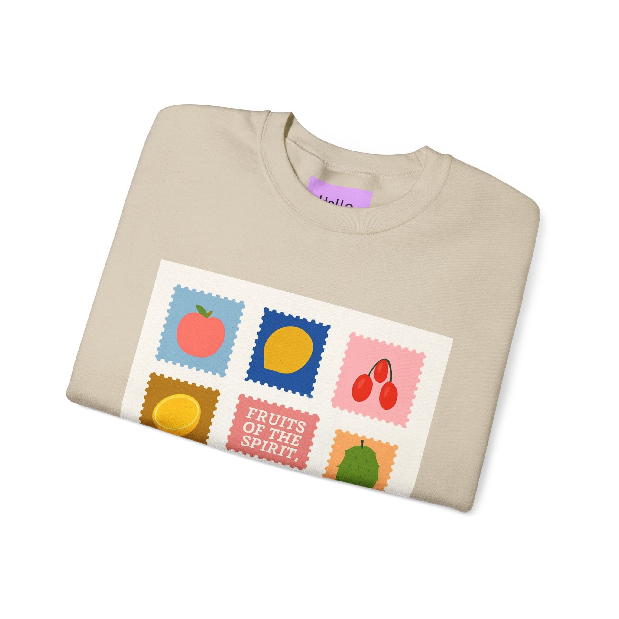 Fruit of the Spirit Crewneck Sweatshirt — Inspirational Faith Graphic