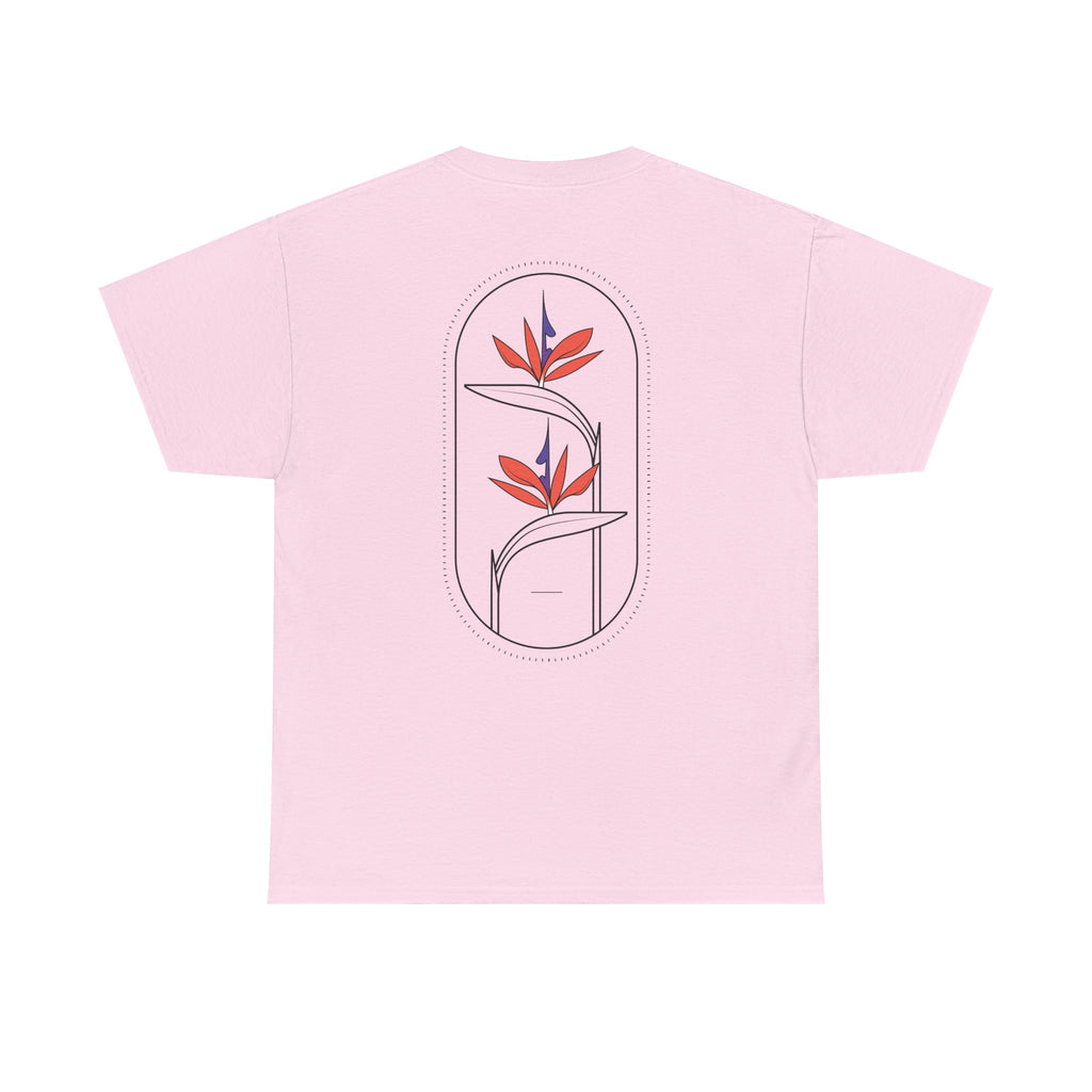 Heliconias Floral T-Shirt — Tropical Flower Graphic Tee