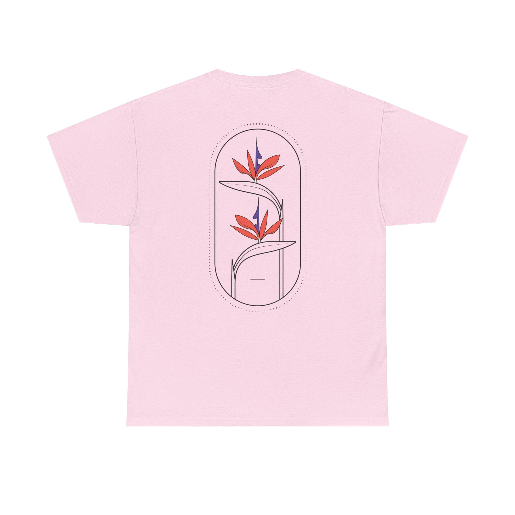 Heliconias Floral T-Shirt — Tropical Flower Graphic Tee