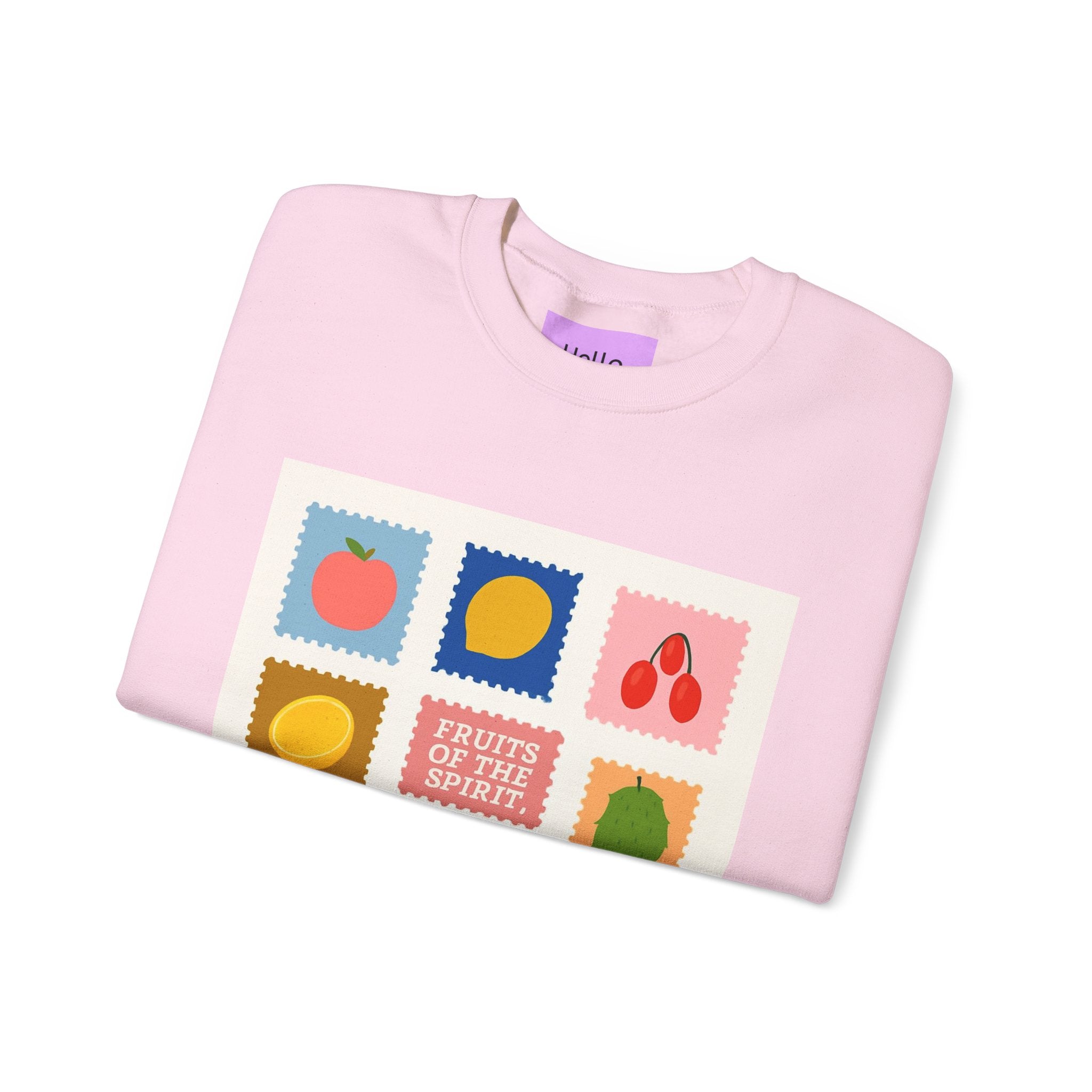 Fruit of the Spirit Crewneck Sweatshirt — Inspirational Faith Graphic