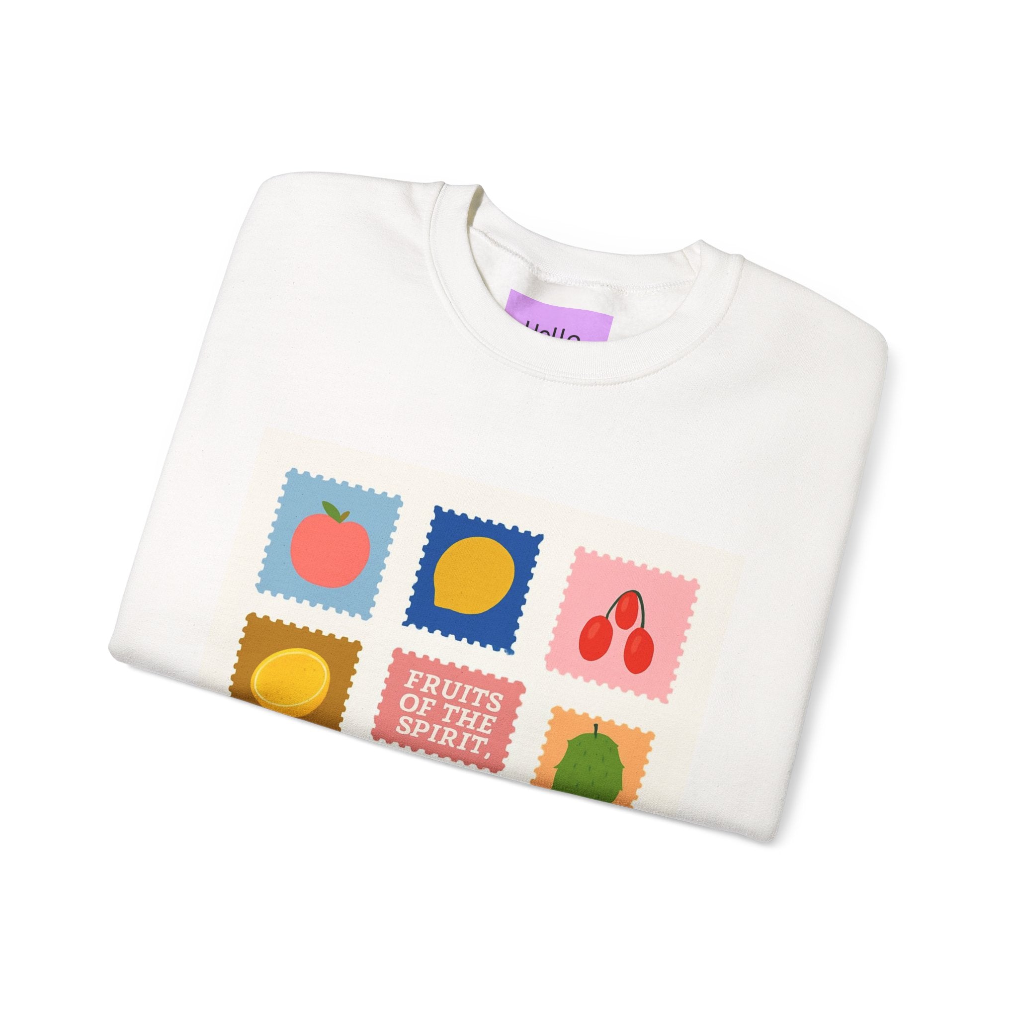 Fruit of the Spirit Crewneck Sweatshirt — Inspirational Faith Graphic