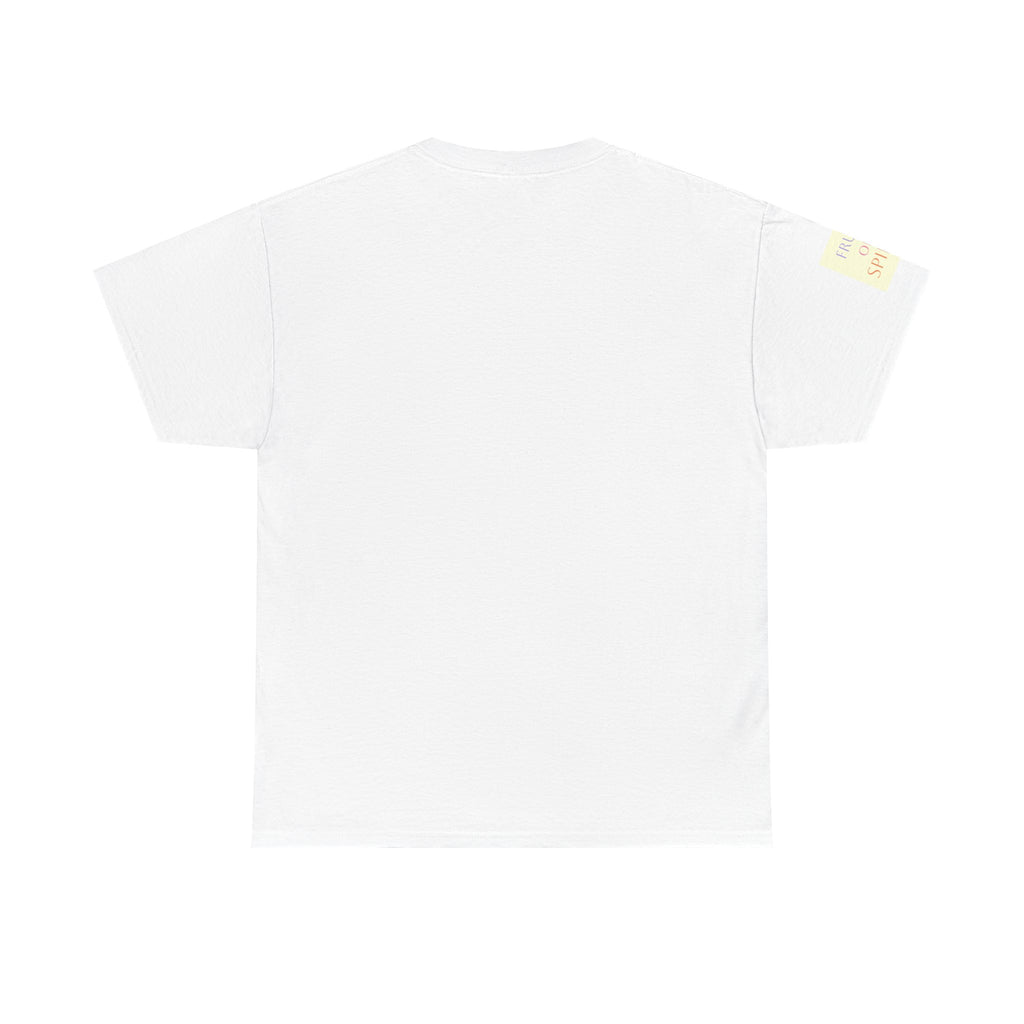 Fruit Stamps Graphic Tee — Cute Retro Produce Pattern