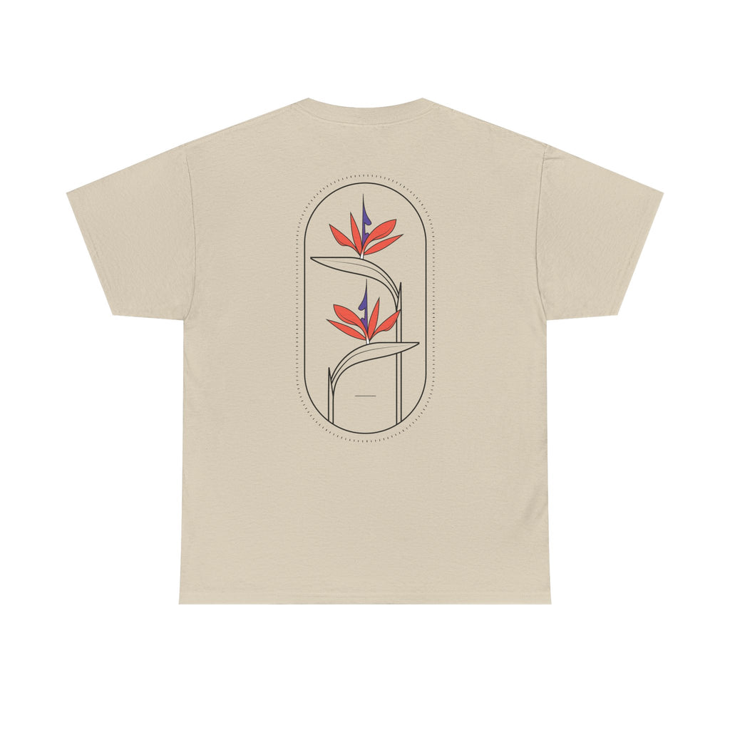 Heliconias Floral T-Shirt — Tropical Flower Graphic Tee